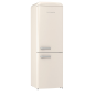GORENJE ONRK619DC Gorenje Retro Collection Kühl- / Gefrierkombination (D, 192,0 kWh, 1940 mm hoch, Creme)