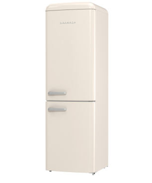 GORENJE ONRK619DC Gorenje Retro Collection Kühl- / Gefrierkombination (D, 192,0 kWh, 1940 mm hoch, Creme)