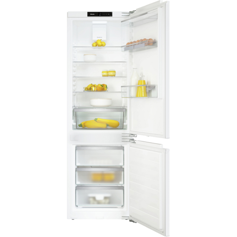 MIELE KFN 7734 D Kühlgefrierkombination (D, 181 kWh, 1770 mm hoch, Weiß)
