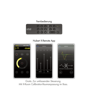NUBERT nuPro X-3000 RC Aktivlautsprecher (aktiv | Regallautsprecher, Schwarz)
