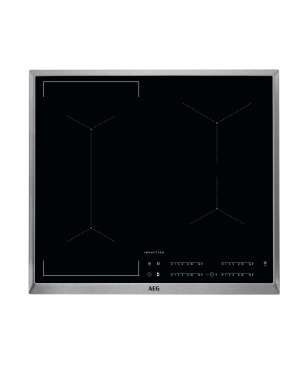 AEG KOMB55PIS2 Serie 6000 mit SteamBake Feuchtigkeitszugabe (mit Pyrolyse), Backofenset (Induktionskochfeld, A+, 71 Liter)