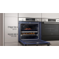 SAMSUNG NV7B45502AK/U1, Backofen (Einbaugerät, 76 Liter, 595 mm breit), Serie 4