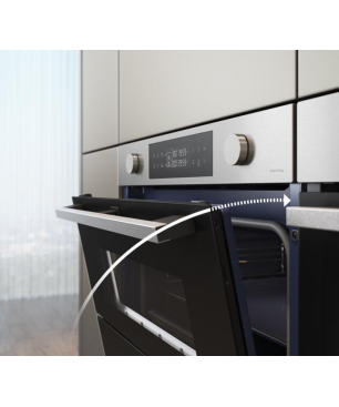 SAMSUNG NV7B45502AK/U1, Backofen (Einbaugerät, 76 Liter, 595 mm breit), Serie 4