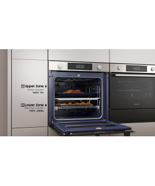 SAMSUNG NV7B45502AK/U1, Backofen (Einbaugerät, 76 Liter, 595 mm breit), Serie 4