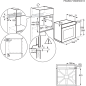 AEG BPC33502B2, Einbaubackofen (Einbaugerät, 72 Liter, 594 mm breit), Serie 6000 mit SurroundCook Ringheißluftsystem (mit Pyro