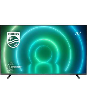 PHILIPS 70PUS7906/12 LED TV (Flat, 70 Zoll / 177 cm, UHD 4K, SMART TV, Ambilight, Android TV? 10 (Q))