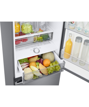 SAMSUNG RL38A776ASR/EG Kühlgefrierkombination (A, 108 kWh, 2030 mm hoch, Edelstahl)