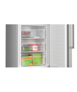 BOSCH KGN39VIBT Serie 4 Kühlgefrierkombination (B, 129 kWh, 2030 mm hoch, inox-antifingerprint)