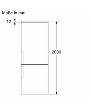 BOSCH KGN39VIBT Serie 4 Kühlgefrierkombination (B, 129 kWh, 2030 mm hoch, inox-antifingerprint)