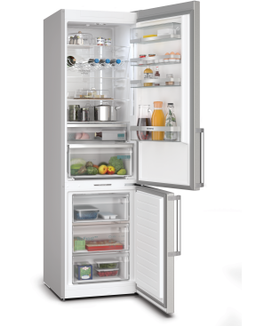 SIEMENS KG39NAICT iQ500 Kühlgefrierkombination (C, 162 kWh, 2030 mm hoch, Inox-antifingerprint)