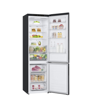 LG GBP62MCNBC Serie 6 Kühlgefrierkombination (B, 137 kWh, 2030 mm hoch, Matte Black)