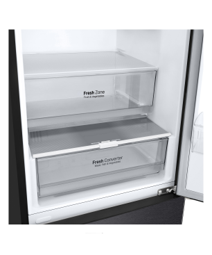 LG GBP62MCNBC Serie 6 Kühlgefrierkombination (B, 137 kWh, 2030 mm hoch, Matte Black)