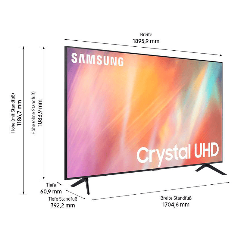 SAMSUNG GU85AU7179U LED TV (Flat, 85 Zoll / 214 cm, UHD 4K, SMART TV) SAMSUNG GU85AU7179U LED TV (Flat, 85 Zoll / 214 cm, UHD 4K, SMART TV)