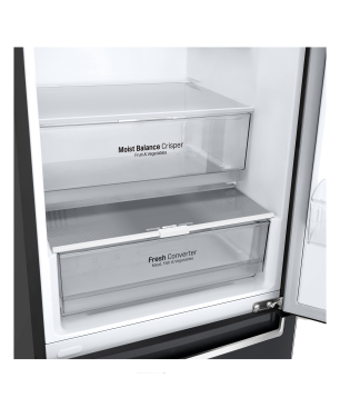 LG GBB61MCGCN1 Kühlgefrierkombination (C, 171 kWh, 1860 mm hoch, Matte Black)