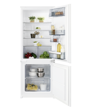 AEG SCE714FALS Serie 5000 mit ColdSense Kühlgefrierkombination (F, 253 kWh, 1441 mm hoch, Weiß)