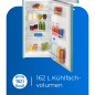 EXQUISIT RKGC270-45-H-160E taubenblau Kühl- und Gefrierkombination (E, 180 kWh, 1465 mm hoch, Taubenblau)