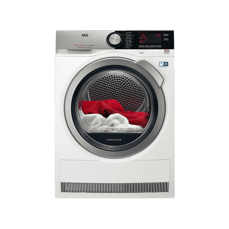 AEG T8DE88595D Wärmepumpentrockner Serie 8000 mit AbsoluteCare Trommelsteuerung (9 kg , A++)