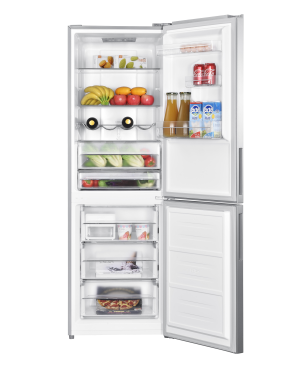 KOENIC KFK 611 C NF Kühlgefrierkombination (C, 159 kWh, 1850 mm hoch, Inox)