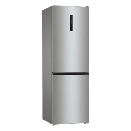 GORENJE NRK61CAXL4 Kühl-Gefrierkombination (C, 160 kWh, 185 cm hoch, Dunkelgraues Edelstahl)