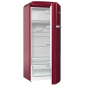 GORENJE ORB615DR Retro Collection Kühlschrank (126,2 kWh/Jahr, D, 1525 mm hoch, Bordeaux)