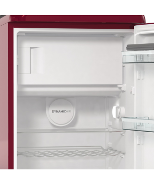 GORENJE ORB615DR Retro Collection Kühlschrank (126,2 kWh/Jahr, D, 1525 mm hoch, Bordeaux)