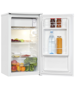 EXQUISIT KS86-0-090F weissPV Kühlschrank (F, 845 mm hoch, Weiß)