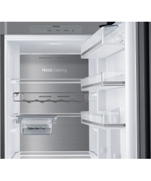 SAMSUNG RR39A746348/EG Bespoke Kühlschrank (E, 1853 mm hoch, Satin Sky Blue)