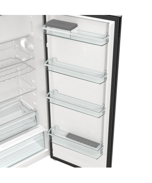 GORENJE ORB615DBK Retro Collection Kühlschrank (D, 1525 mm hoch, Schwarz)