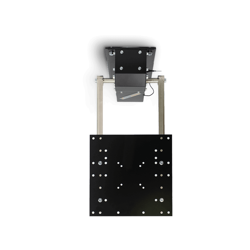 CLEVERUP pushMINI schwarz TV Deckenhalter, Schwarz