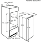 AEG SFE612F1AF Kühlschrank (F, 1224 mm hoch, Weiß)