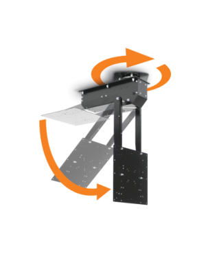 CLEVERUP pushMIDI+ROTO weiß Deckenhalterung, Weiß