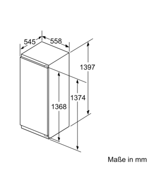 SIEMENS KI51FADE0 iQ700 Kühlschrank (E, 1397 mm hoch, k.A.)