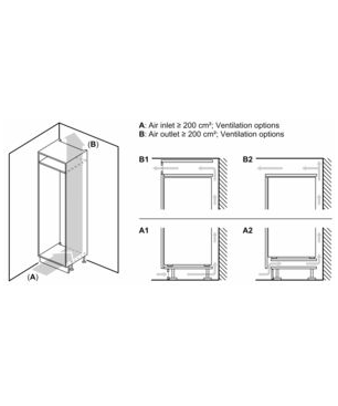 BOSCH KIR21VFE0 Kühlschrank (E, 874 mm hoch, Nicht zutreffend)