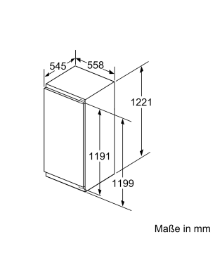 BOSCH KIF41ADD0 Serie 8 Kühlschrank (D, 1221 mm hoch, k.A.)