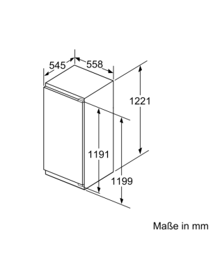 BOSCH KIF41ADD0 Serie 8 Kühlschrank (D, 1221 mm hoch, k.A.)
