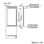 BOSCH KIF41ADD0 Serie 8 Kühlschrank (D, 1221 mm hoch, k.A.)