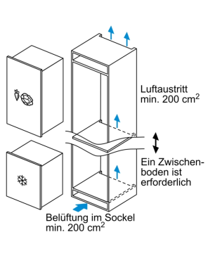 SIEMENS GI21VAFE0 Gefrierschrank (E, 98 Liter, 874 mm hoch)