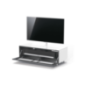 JUST BY SPECTRAL TV-Soundbar-Lowboard mit Soundbar-Ablage und TV-Halterung VESA400. JRL 1104T. Breite 111cm. Snow