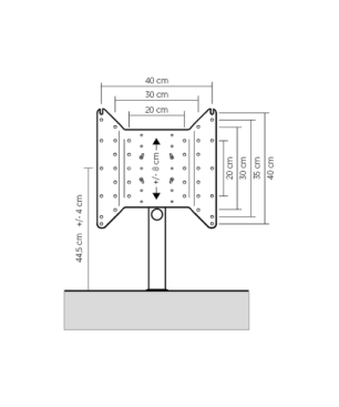 JUST BY SPECTRAL TV-Lowboard JRL 1650T mit Schublade und TV-Halterung VESA400. Breite 165cm. Black. TV-Lowboard
