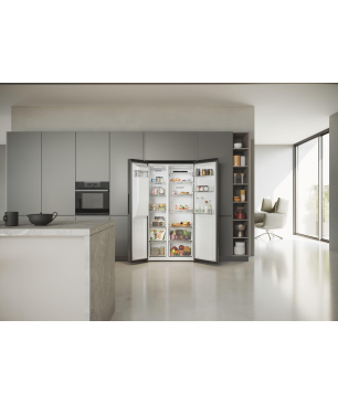 HAIER HSR5918DIMP SBS 90 SERIE 5 Side-by-Side (D, 1775 mm hoch, Edelstahl)