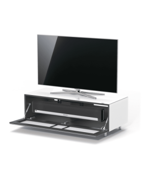 JUST BY SPECTRAL TV-Soundbar-Lowboard mit Soundbar-Ablage. JRL 1104T. Breite 111cm. Snow. TV-Soundbar-Lowboard
