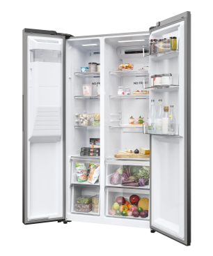 HAIER HSR5918DIMP SBS 90 SERIE 5 Side-by-Side (D, 1775 mm hoch, Edelstahl)