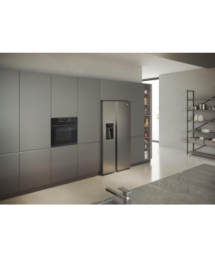 HAIER HSR5918DIMP SBS 90 SERIE 5 Side-by-Side (D, 1775 mm hoch, Edelstahl)