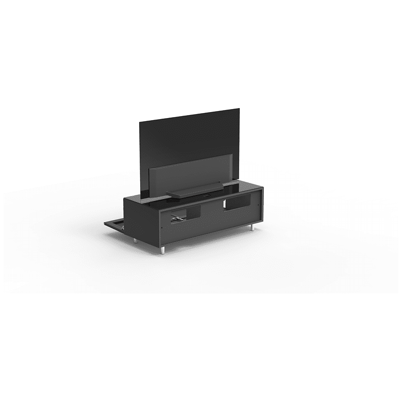 JUST BY SPECTRAL TV-Soundbar-Lowboard mit TV-Halterung VESA400. JRL 1104T. Breite 111cm. Black. TV-Soundbar-Lowboard