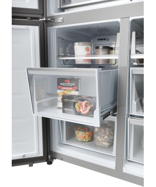 HAIER HCW9919FSGB CUBE 90 SERIE 9 French Door (F, 1900 mm hoch, Schwarz (Glasfront))