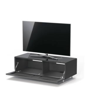 JUST BY SPECTRAL TV-Soundbar-Lowboard mit TV-Halterung VESA400. JRL 1104T. Breite 111cm. Black. TV-Soundbar-Lowboard