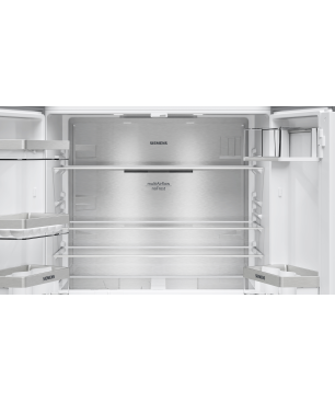 SIEMENS KF96NAXEA iQ500 French Door (E, 1830 mm hoch, blackSteel)