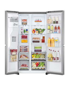 LG GSJV70PZTE Side-by-Side (E, 1790 mm hoch, Platinum Silver)