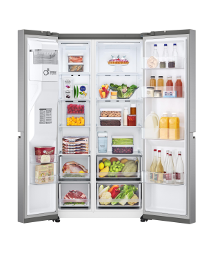 LG GSLV71PZTD L-Serie Side-by-Side (D, 1790 mm hoch, Platinum Silver)