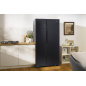 GORENJE NRS918EMB Side-by-Side (E, 1786 mm hoch, Schwarz)
